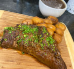 Maminha na pressão com batatas