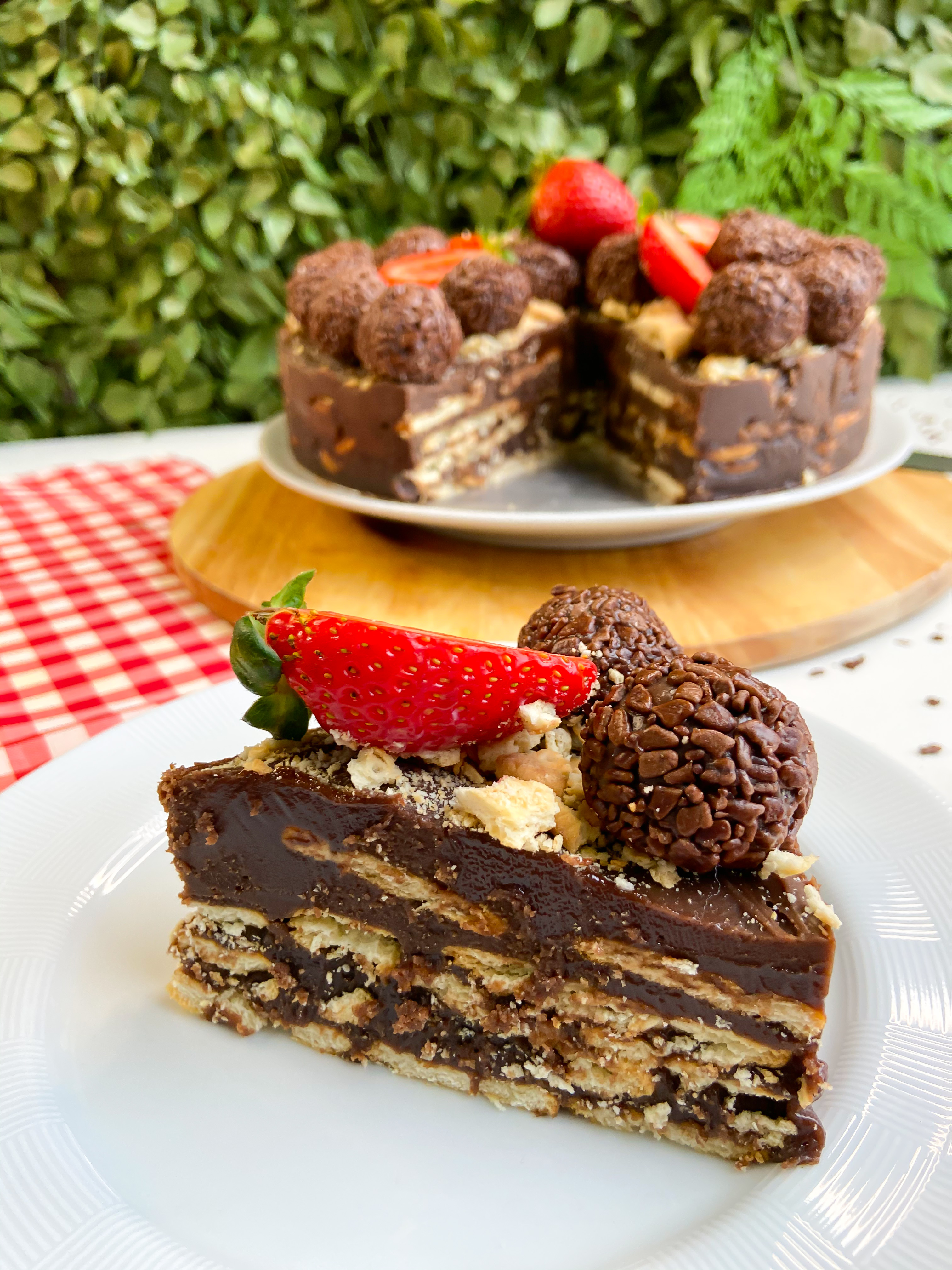 Torta de palha Italiana