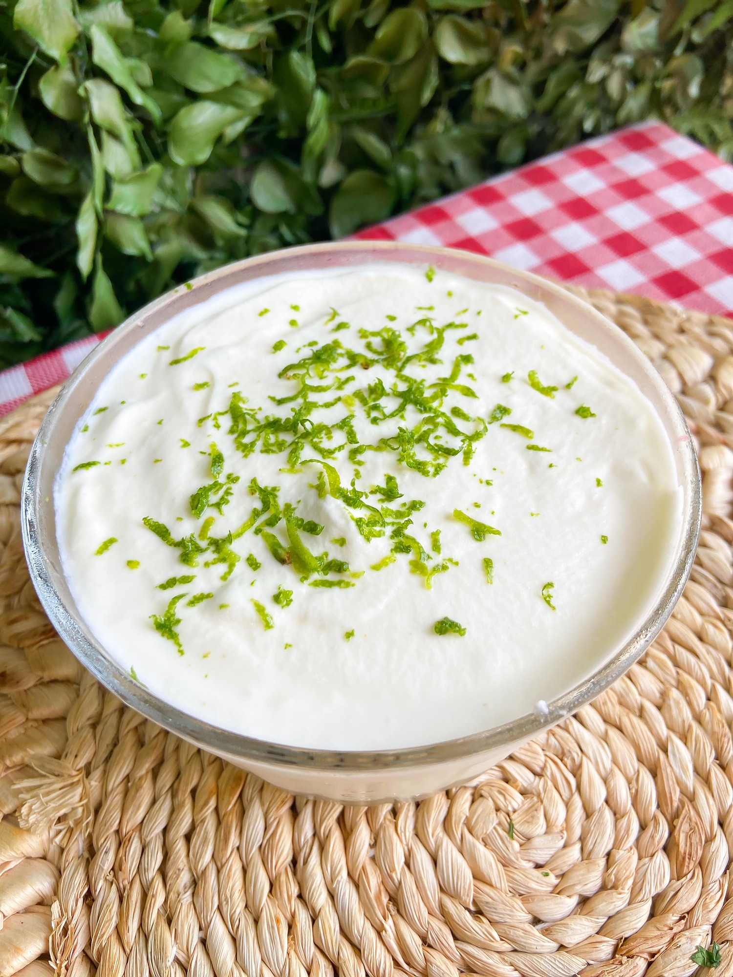 Mousse de limão low carb